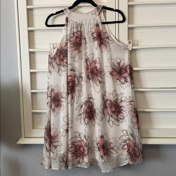 VICI Stencil Floral Dress - Ivory - Picture 3 of 7